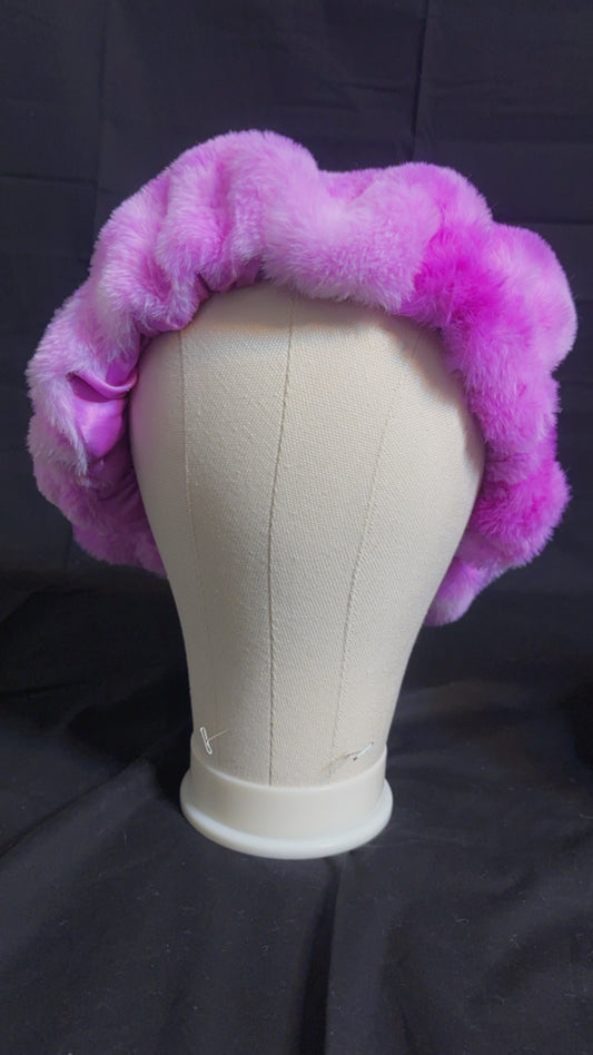 Purple Furry Bonnet