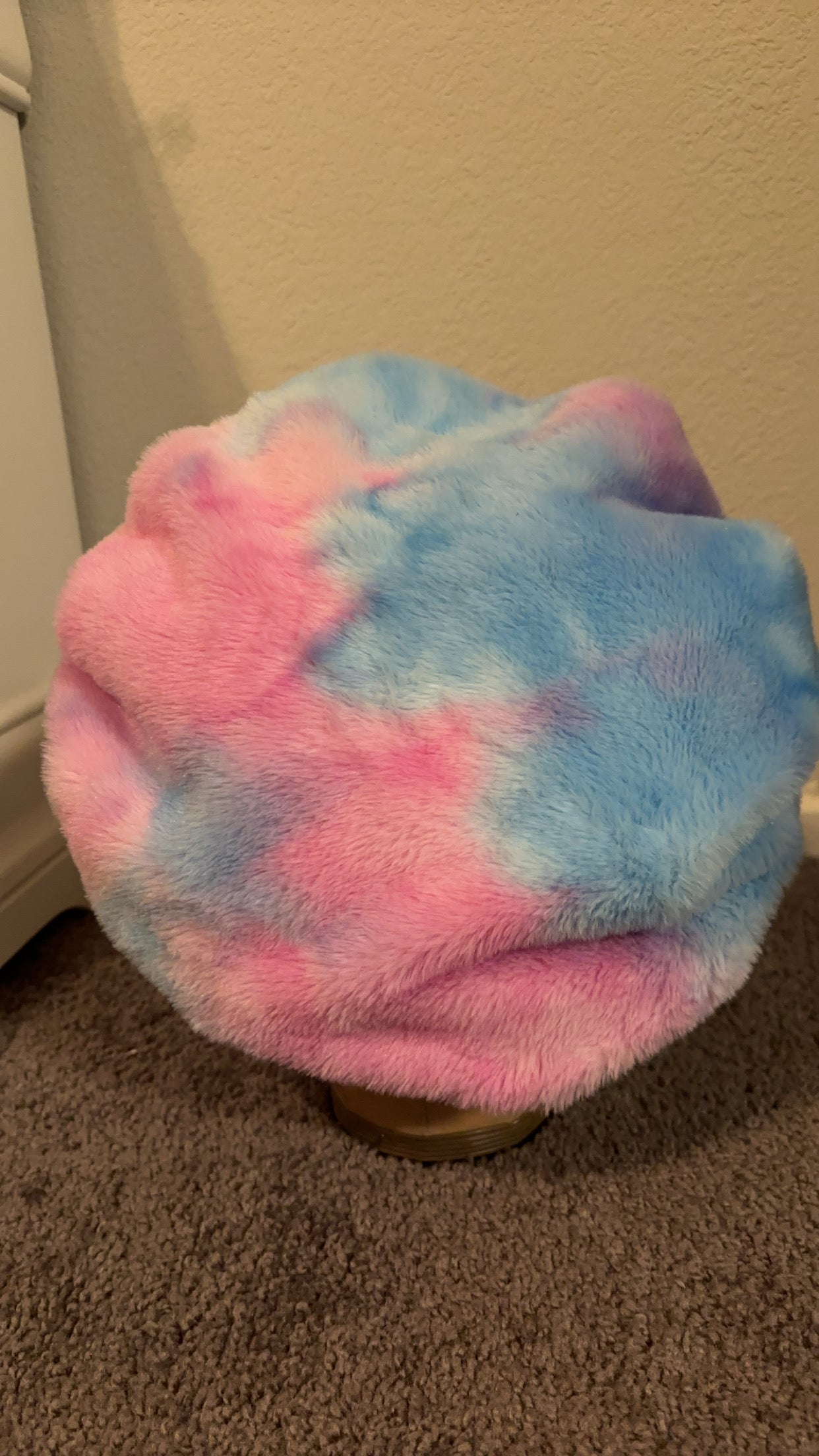 Cotton Candy Fur Bonnet